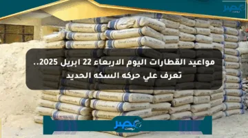 مواعيد القطارات اليوم الأربعاء 22 أبريل 2025.. تعرف على حركة السكة الحديد